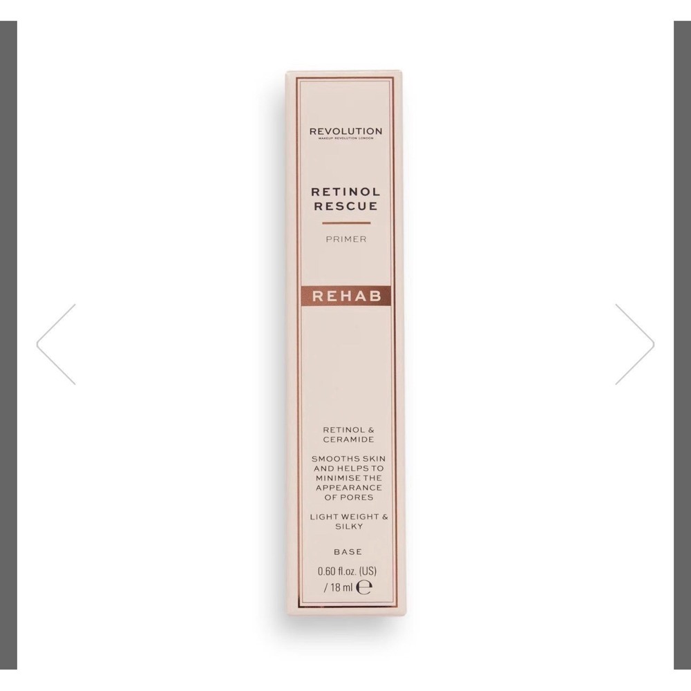 Revolution Rehab Retinol Rescue Primer Retinol & Ceramide Pore Minimising 0.6oz